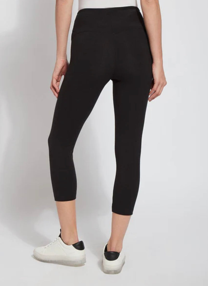 Lysse Cropped Classic Cotton Legging (21.5" Inseam) - Black