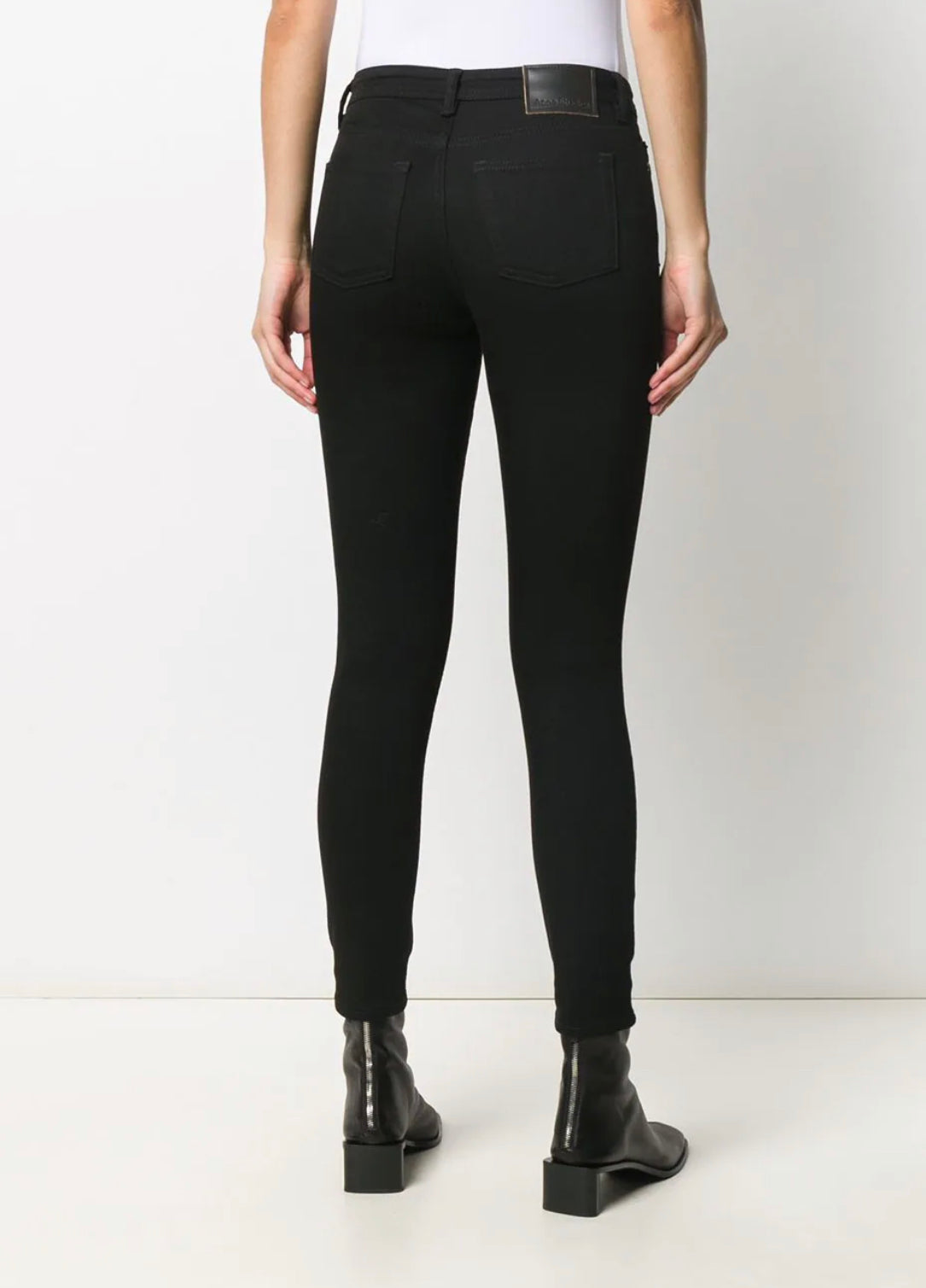 ACNE STUDIOS Skin 5 Pocket Mid-rise Skinny Leg in Black