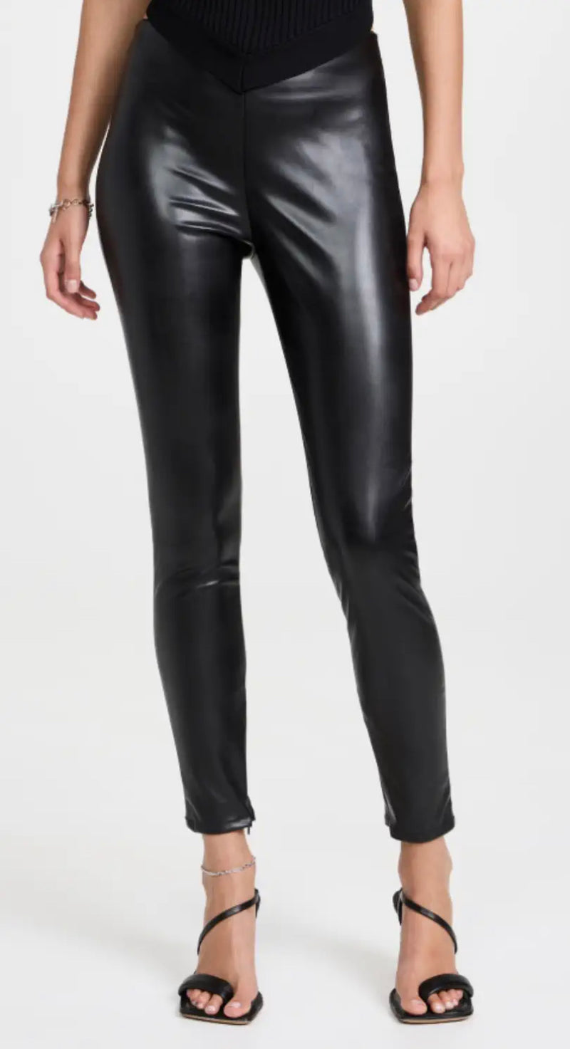 Velvet by Graham & Spencer Berdine Faux Leather Legging - Black