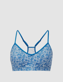 The Upside Blue China Andie Bra