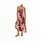 Rails Palm Dress - Red Palma