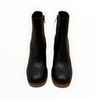 Santoni Harolyn Leather Short Boot - Black