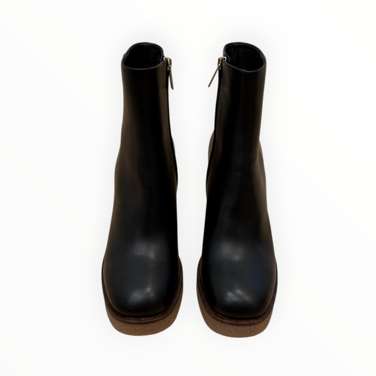 Santoni Harolyn Leather Short Boot - Black