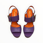Santoni Bruxel Platform Sandal - Violet