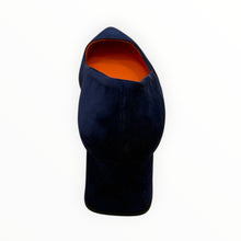 Santoni Firmly Suede Pump 50mm - Blue