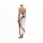 Significant Other Verona Dress - Charcoal Petal Garden