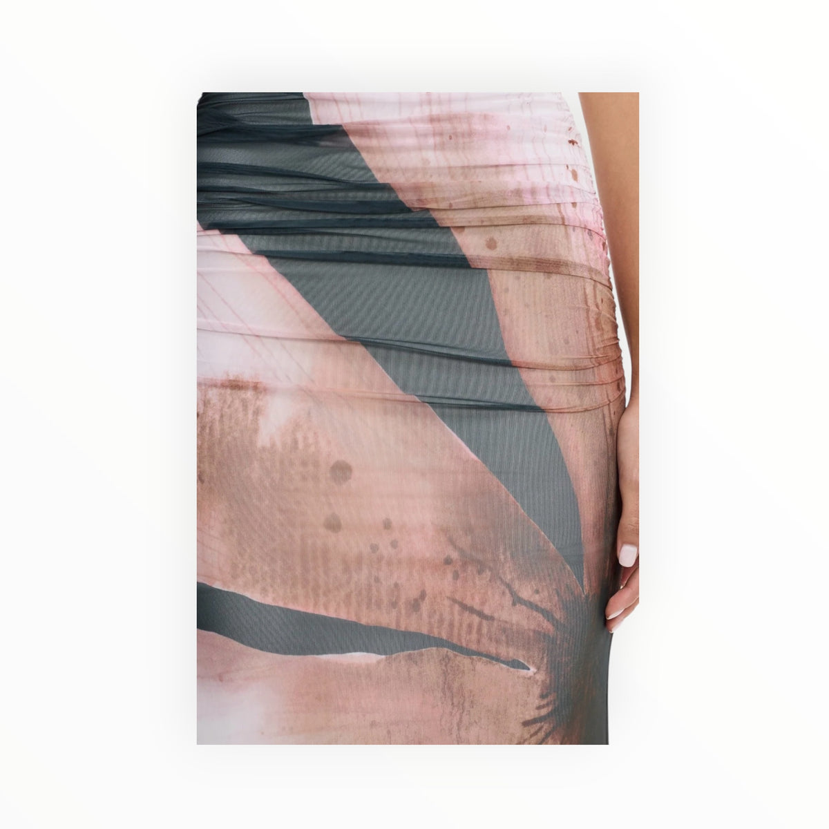 Significant Other Verona Dress - Charcoal Petal Garden