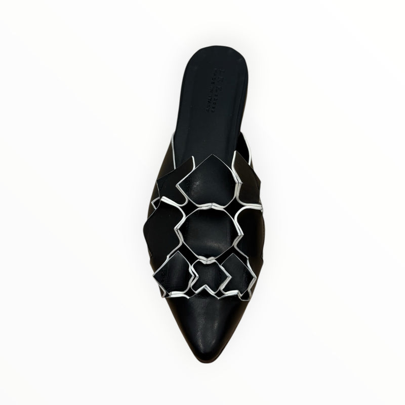 I.N.K. Shoes Monza Flat - Black/White