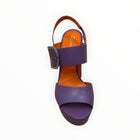 Santoni Bruxel Platform Sandal - Violet