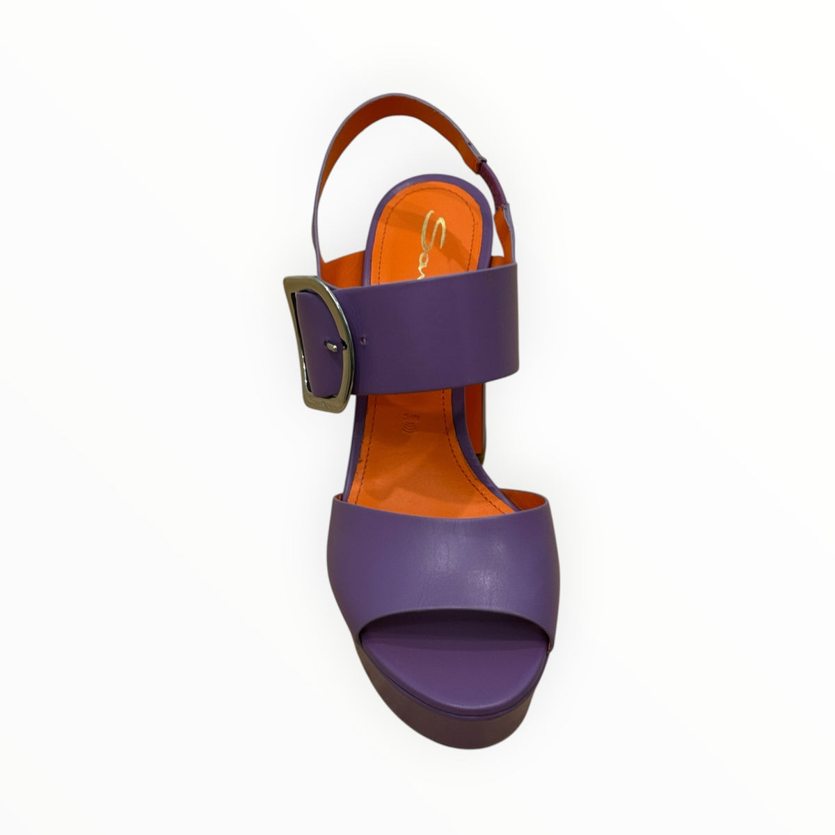 Santoni Bruxel Platform Sandal - Violet