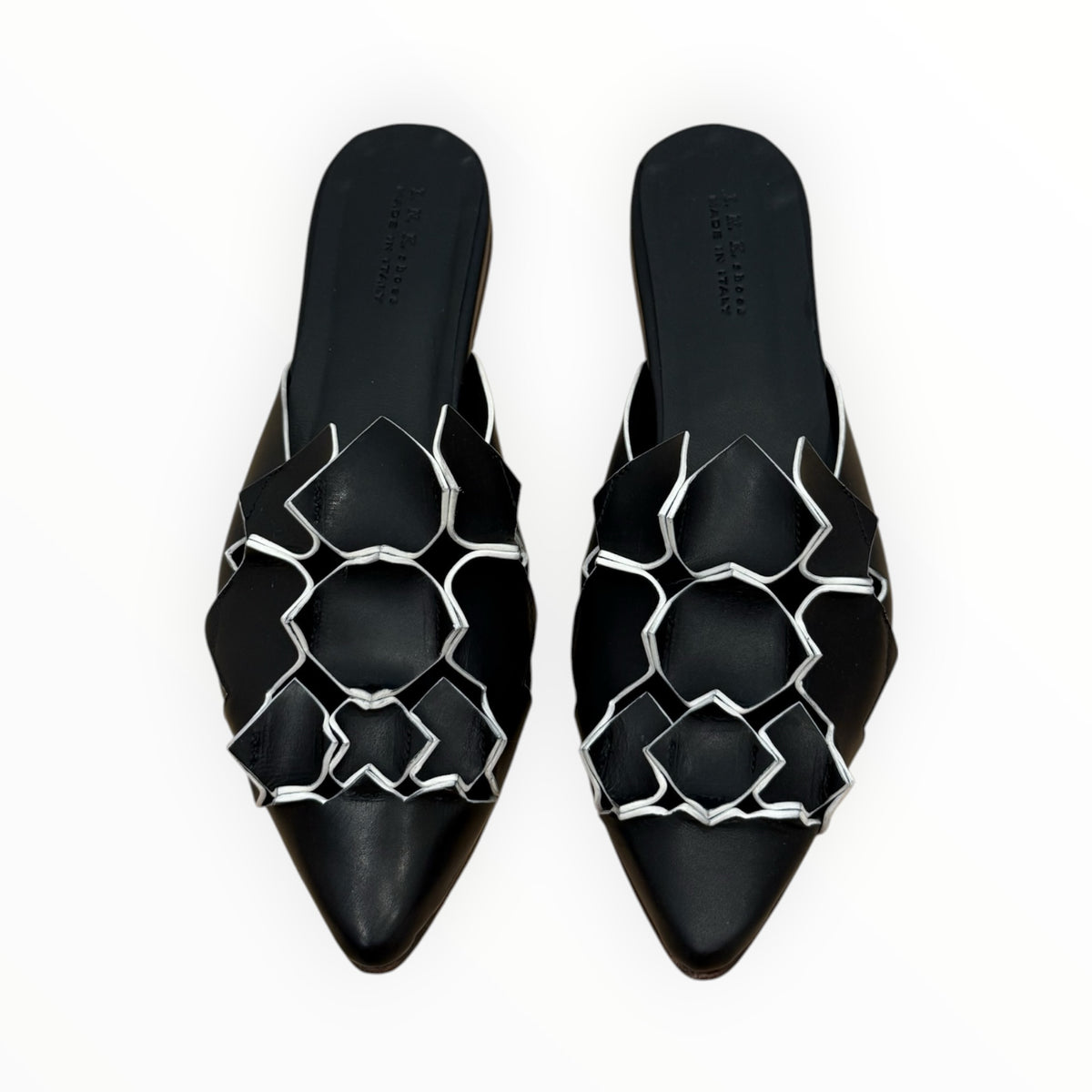 I.N.K. Shoes Monza Flat - Black/White