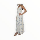 NIBI MTK Isabella Dress - Salt Air Embroidery