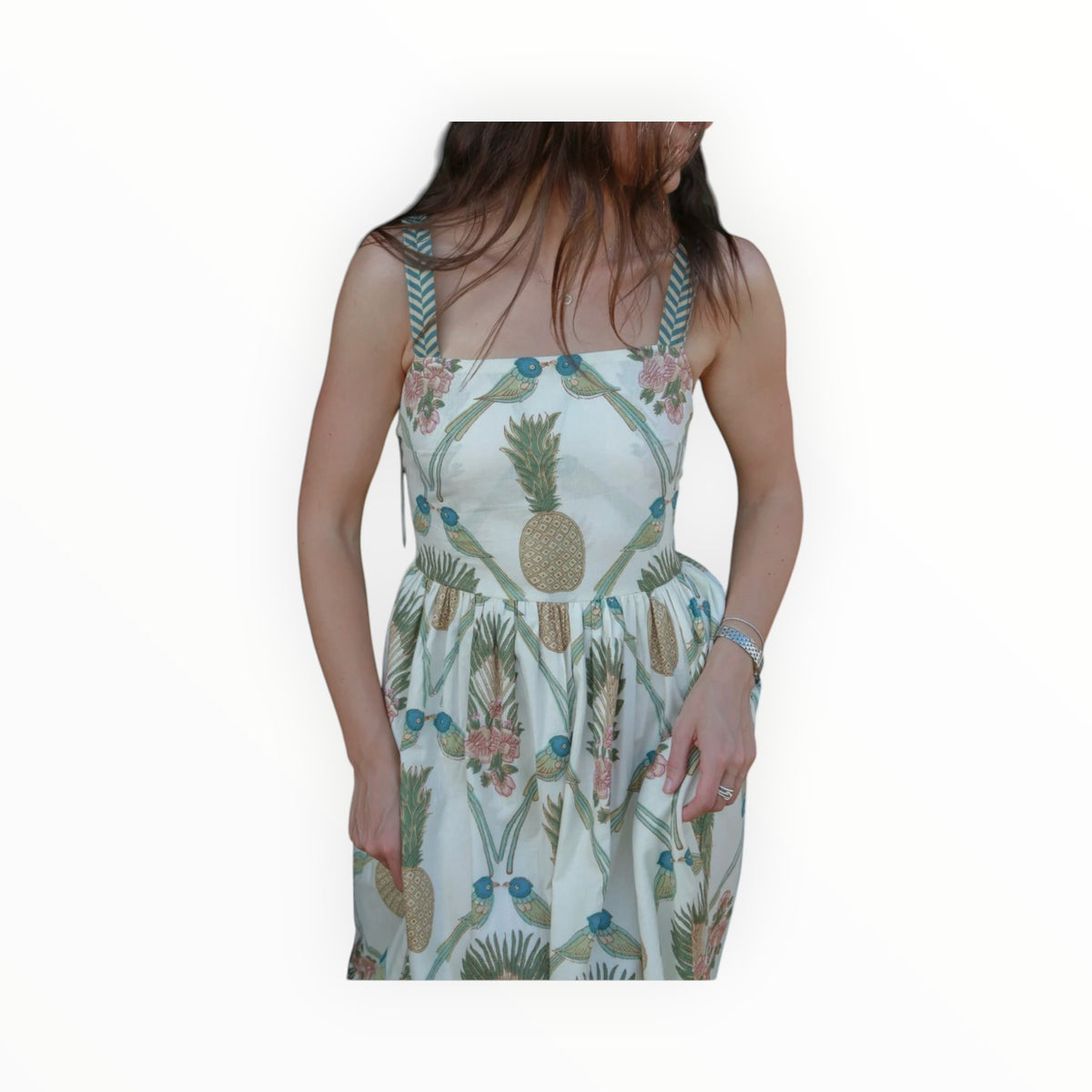 NIBI MTK Zena Dress - Royal Tropic