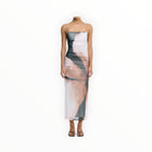Significant Other Verona Dress - Charcoal Petal Garden