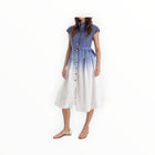 Karina Grimaldi Zelie Dress - Blue Ombré