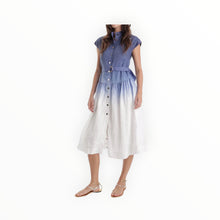 Karina Grimaldi Zelie Dress - Blue Ombré