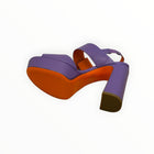 Santoni Bruxel Platform Sandal - Violet