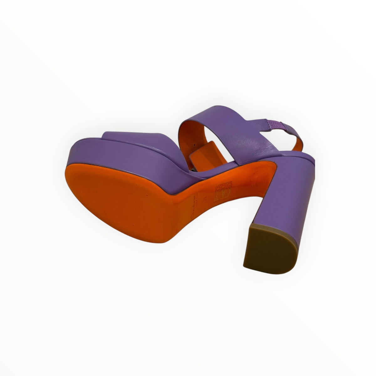 Santoni Bruxel Platform Sandal - Violet