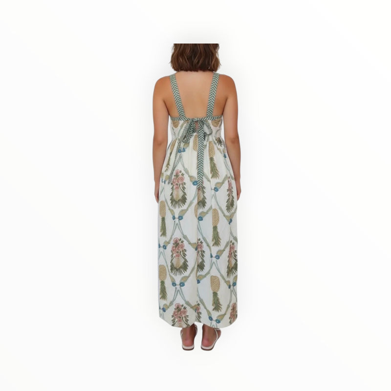 NIBI MTK Zena Dress - Royal Tropic