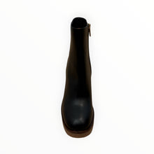 Santoni Harolyn Leather Short Boot - Black