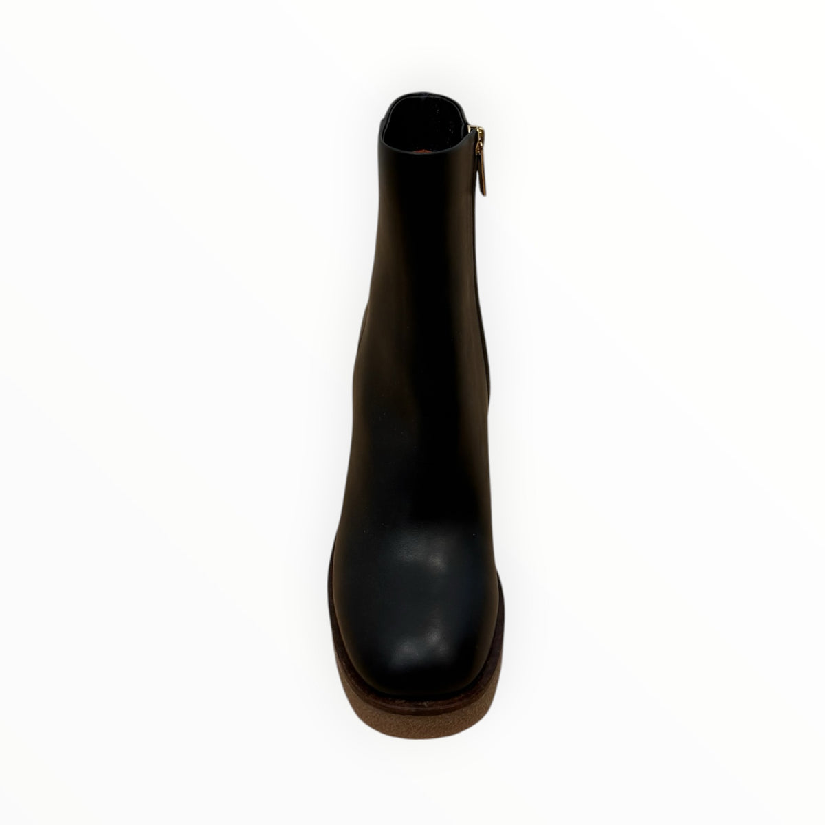 Santoni Harolyn Leather Short Boot - Black