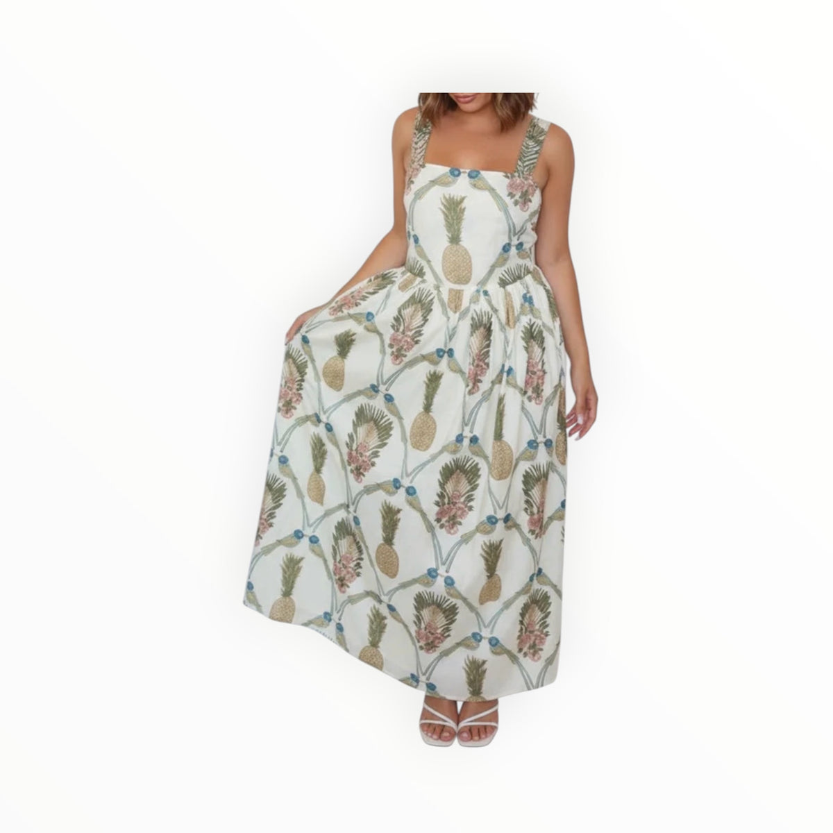 NIBI MTK Zena Dress - Royal Tropic