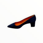 Santoni Firmly Suede Pump 50mm - Blue