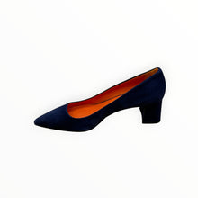 Santoni Firmly Suede Pump 50mm - Blue