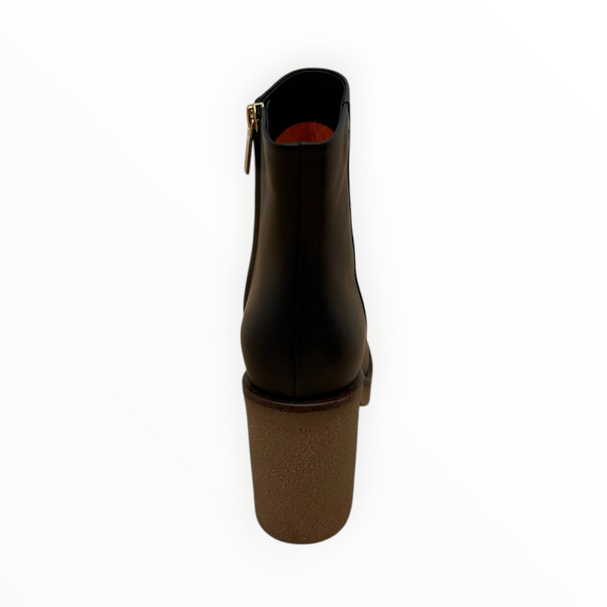 Santoni Harolyn Leather Short Boot - Black