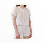 Bella Dahl Open Crochet Short - Flower Bloom