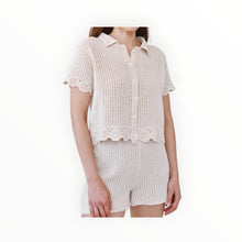 Bella Dahl Open Crochet Short - Flower Bloom