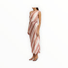 Significant Other Drew Midi Dress - Carob Stripe