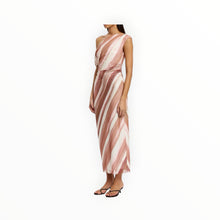 Significant Other Drew Midi Dress - Carob Stripe
