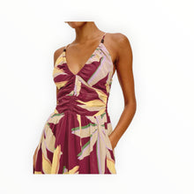 Rails Palm Dress - Red Palma