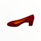 Santoni Fight Suede Pump 50mm - Red