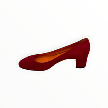 Santoni Fight Suede Pump 50mm - Red