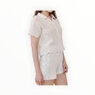 Bella Dahl Open Crochet Short - Flower Bloom