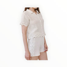 Bella Dahl Open Crochet Short - Flower Bloom
