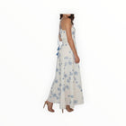 NIBI MTK Isabella Dress - Salt Air Embroidery