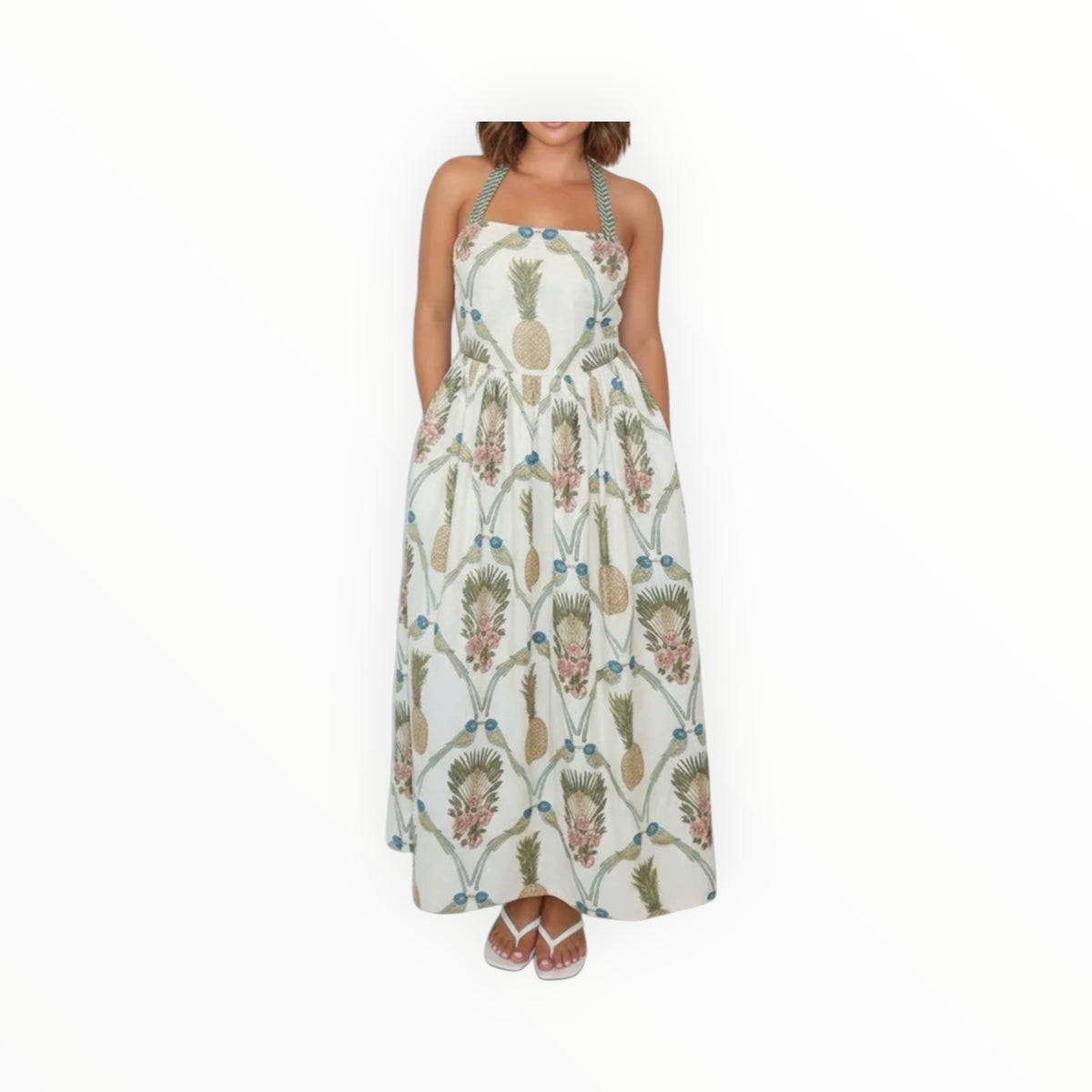 NIBI MTK Zena Dress - Royal Tropic
